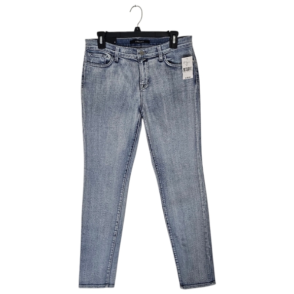 J Brand Skinny Leg Mid Rise 11 Leg Opening Light Blue Jeans 30 NWT - Picture 1 of 10